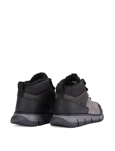 Чоловічі черевики з екошкіри сірі (341-AC250-5050-1015) - фото 4 - Miraton