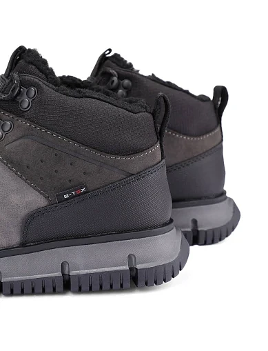 Чоловічі черевики з екошкіри сірі (341-AC250-5050-1015) - фото 5 - Miraton