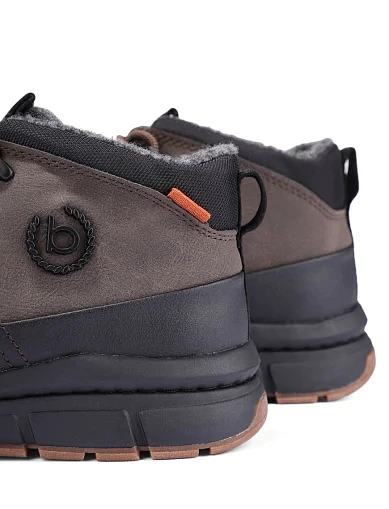 Чоловічі черевики з екошкіри коричневі (331-AOS31-5069-6110) - фото 5 - Miraton