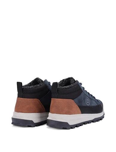 Чоловічі черевики Bugatti з екошкіри сині (325-ANP51-5055-4110) - фото 4 - Miraton