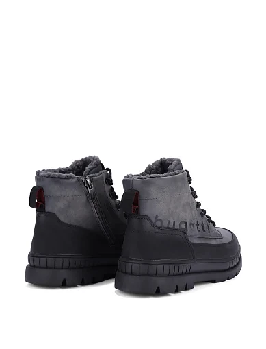 Чоловічі черевики Bugatti з екошкіри сірі (321-AGA53-5000-1100) - фото 4 - Miraton