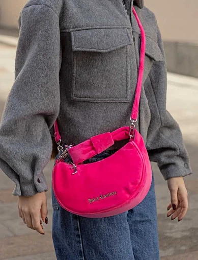 Жіноча сумка тканинна рожева(BIJL55311WPOJ42) - фото 2 - Miraton