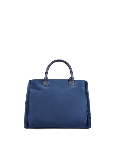 Женская сумка тканевая синяя - фото 4 - Miraton