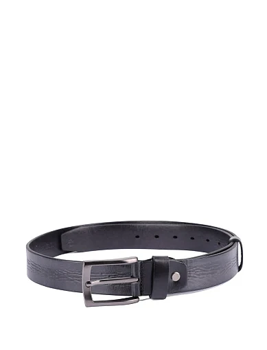 Ремень кожаный черный - фото 1 - Miraton