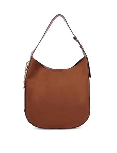 Женская сумка из экокожи коричневая - фото 4 - Miraton