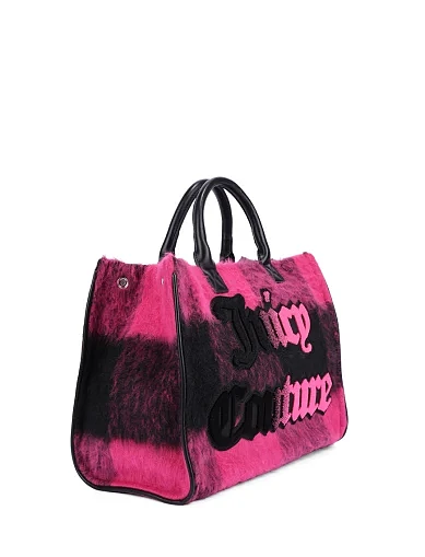 Женская сумка тканевая розовая - фото 3 - Miraton