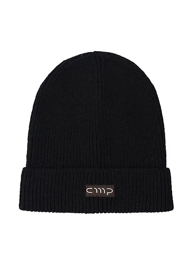 Шапка CMP KNITTED HAT акрилова чорна (5505770-U901) - фото 1 - Miraton