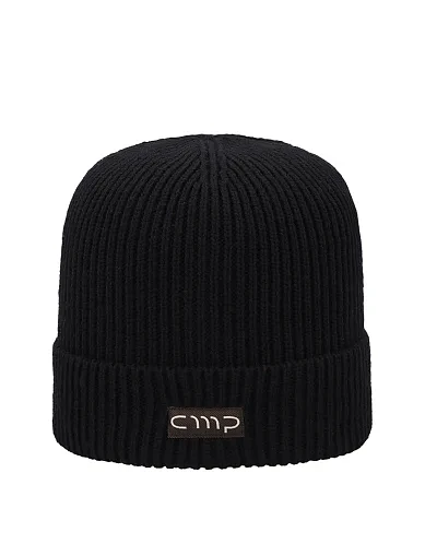 Шапка CMP KNITTED HAT акрилова чорна (5505770-U901) - фото 2 - Miraton
