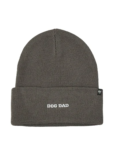 Шапка 47 Brand PHRASE BASE RUNNER SCRIPT акриловая серая - фото 1 - Miraton