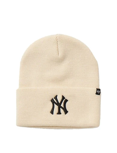 Шапка 47 Brand NEW YORK YANKEES HAYMAKER акриловая бежевая - фото 1 - Miraton