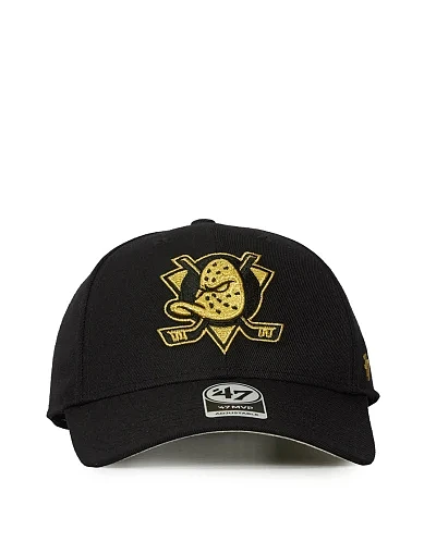 Кепка 47 Brand ANAHEIM DUCKS METALLIC SNAP акриловая черная - фото 3 - Miraton