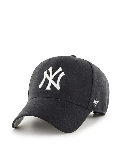 Кепка 47 Brand New York Yankees акриловая черная - фото 1 - Miraton