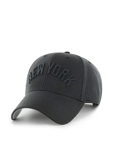 Кепка 47 Brand NEW YORK YANKEES SNAP SCRIPT акриловая черная - фото 1 - Miraton