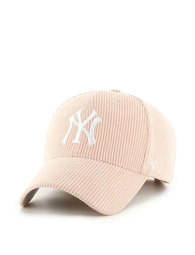 Кепка 47 Brand NEW YORK YANKEES THICK CORD из хлопка розовая - фото 1 - Miraton