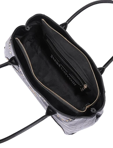 Женская сумка из экокожи черная - фото 6 - Miraton