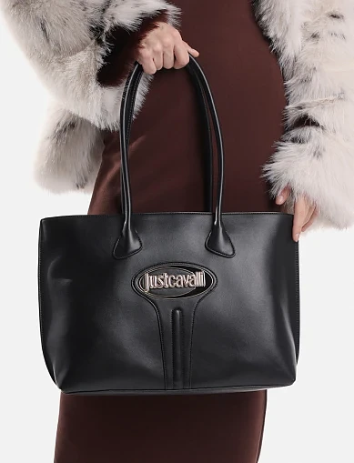 Женская сумка из экокожи черная - фото 2 - Miraton