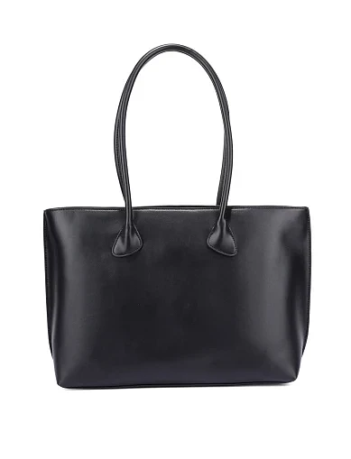 Женская сумка из экокожи черная - фото 4 - Miraton