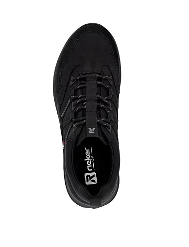 Чоловічі кросівки Rieker з екошкіри чорні (U0104-00) - фото 7 - Miraton