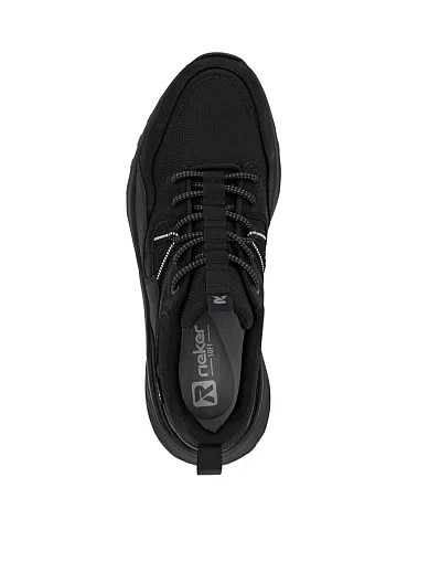 Чоловічі кросівки Rieker з екошкіри чорні (U1301-01) - фото 7 - Miraton