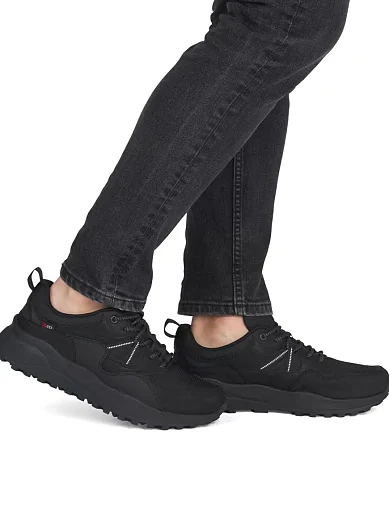 Чоловічі кросівки Rieker з екошкіри чорні (U1301-01) - фото 9 - Miraton