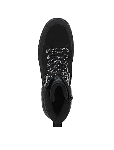 Женские ботинки Rieker замшевые черные - фото 7 - Miraton