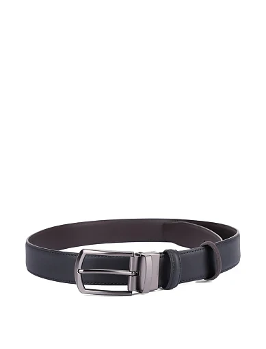 Ремінь шкіряний чорний (91025B-11 FW25-26) - фото 1 - Miraton