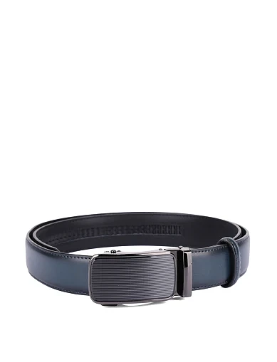 Ремінь шкіряний синій (91026N-1) - фото 1 - Miraton