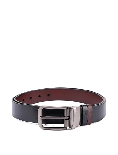 Ремінь шкіряний чорний (Z926BC-1) - фото 1 - Miraton