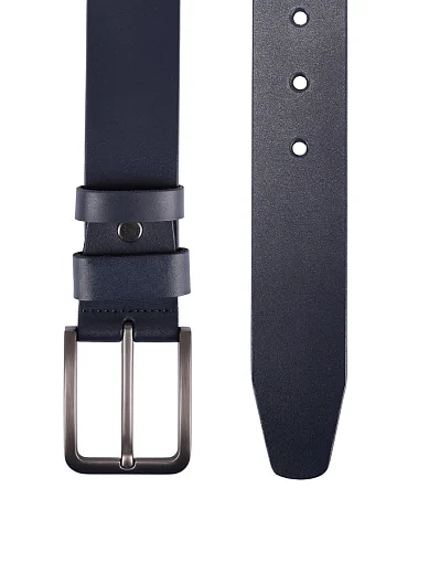 Ремінь шкіряний синій (Z926N-1) - фото 2 - Miraton