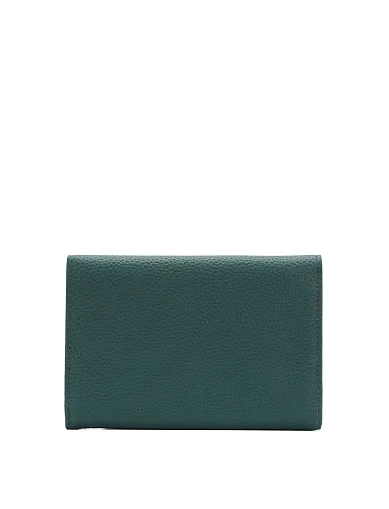 Гаманець шкіряний зелений(6941-2-1) - фото 3 - Miraton