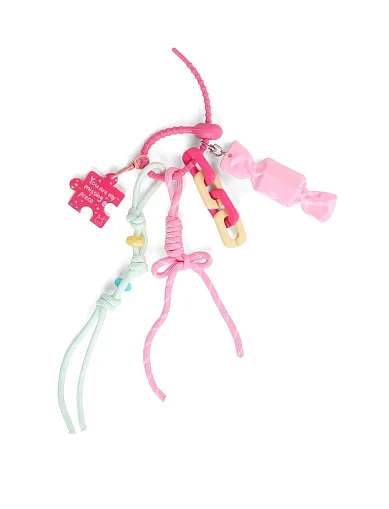 Брелок для сумок рожевий(WJ-12) - фото 1 - Miraton