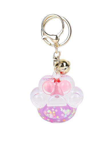 Брелок підвіска різнокольорова з блискітками(TK-2) - фото 1 - Miraton