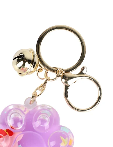 Брелок підвіска різнокольорова з блискітками(TK-2) - фото 2 - Miraton