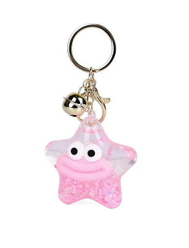 Брелок підвіска різнокольорова з блискітками(TK-3) - фото 1 - Miraton