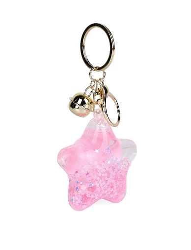 Брелок підвіска різнокольорова з блискітками(TK-3) - фото 2 - Miraton