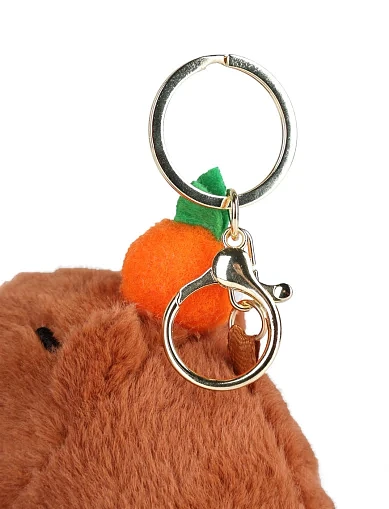 Брелок MIRATON капибара мягкая игрушка - фото 2 - Miraton