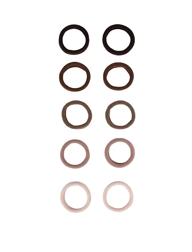 Набір резинок для волосся різнокольорові (10 шт.)(RK-14) - фото 2 - Miraton