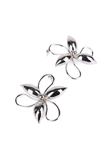 Сережки квіти в сріблі(KB-5) - фото 2 - Miraton