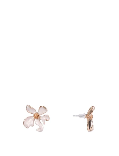 Сережки пусети квітка(KB-10) - фото 1 - Miraton