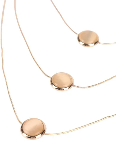 Кольє-крапля багатошарове(KB-24) - фото 2 - Miraton