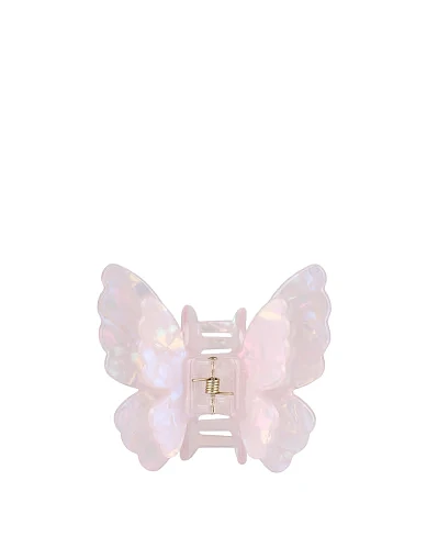 Заколка-краб метелик перламутрова(VL-3) - фото 1 - Miraton