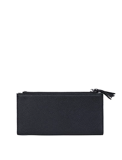 Кошелек кожаный черный - фото 1 - Miraton