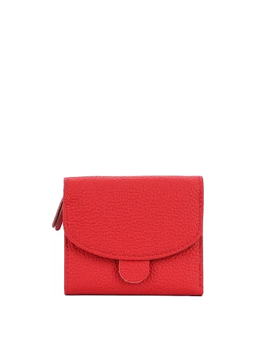 Гаманець шкіряний червоний(705-2/1) - фото 1 - Miraton