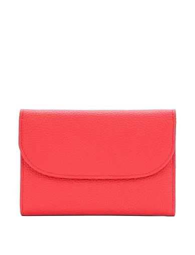 Гаманець шкіряний червоний(6941-1) - фото 1 - Miraton