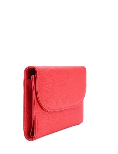 Гаманець шкіряний червоний(6941-1) - фото 2 - Miraton