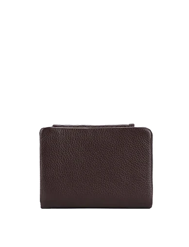 Кошелек кожаный коричневый - фото 1 - Miraton