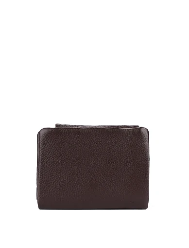 Кошелек кожаный коричневый - фото 3 - Miraton