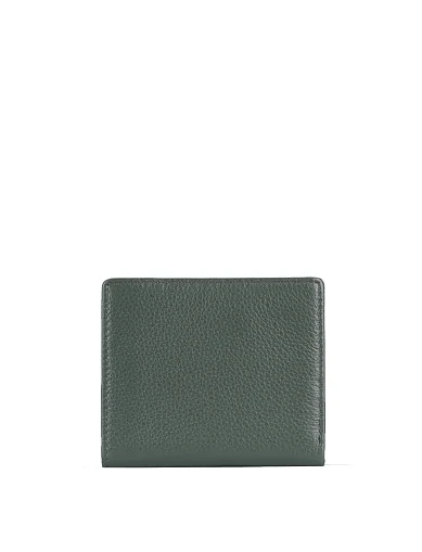 Гаманець на магніті шкіряний зелений(3048-2) - фото 1 - Miraton