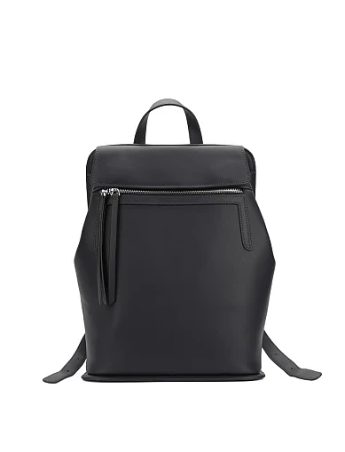 Жіночий рюкзак шкіряний чорний(731-1) - фото 2 - Miraton