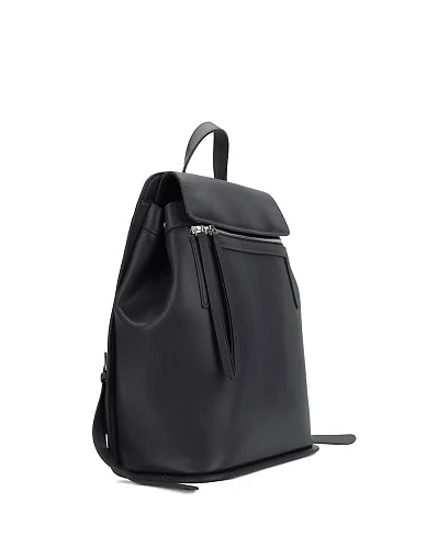 Жіночий рюкзак шкіряний чорний(731-1) - фото 3 - Miraton